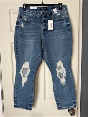 Judy Blue Distressed High waist jeans